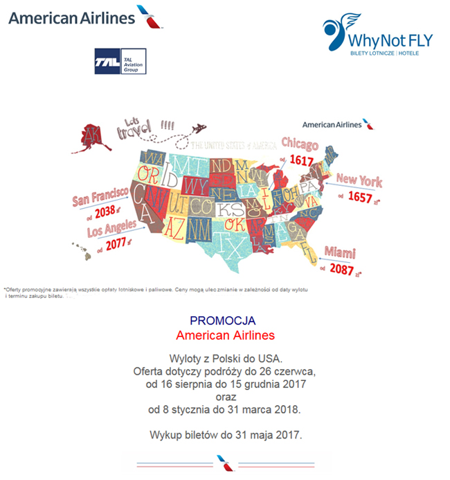 Nowa oferta American Airlines
