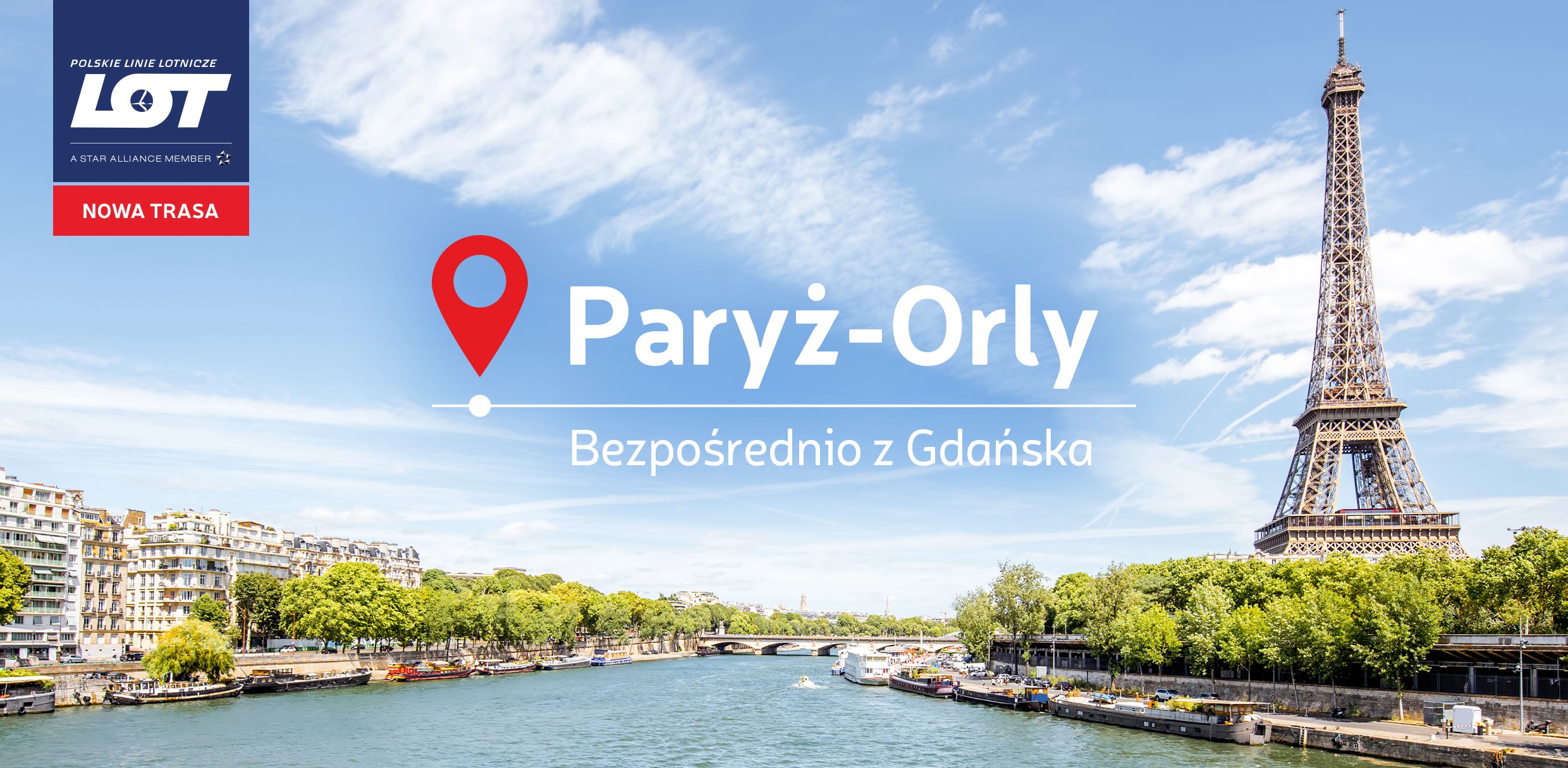 Nowe połączenie LOT: Gdańsk–Paryż