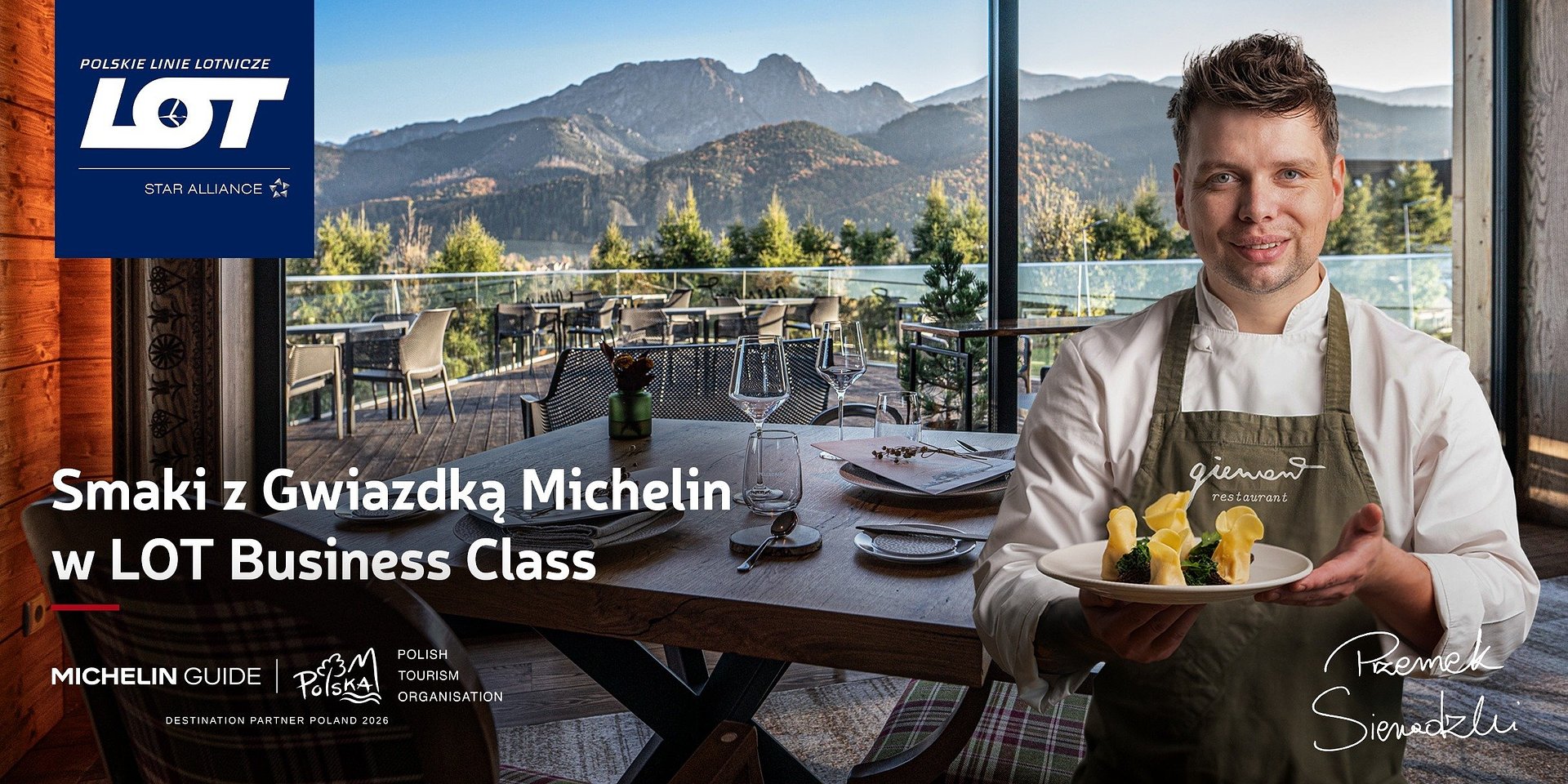 Smaki z Gwiazdką Michelin ponownie w LOT Business Class