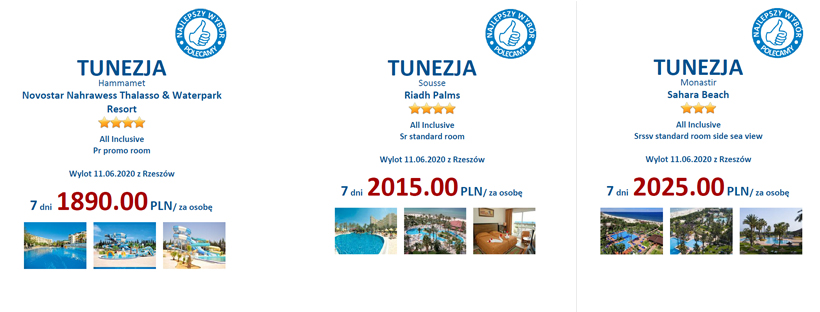 Nowość na lato 2020: Tunezja z wylotem z Rzeszowa! (zdjęcie 1)