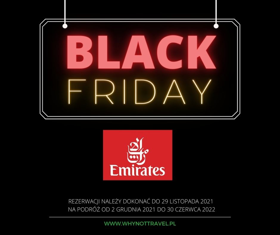 Promocja Emirates z okazji Black Friday!
