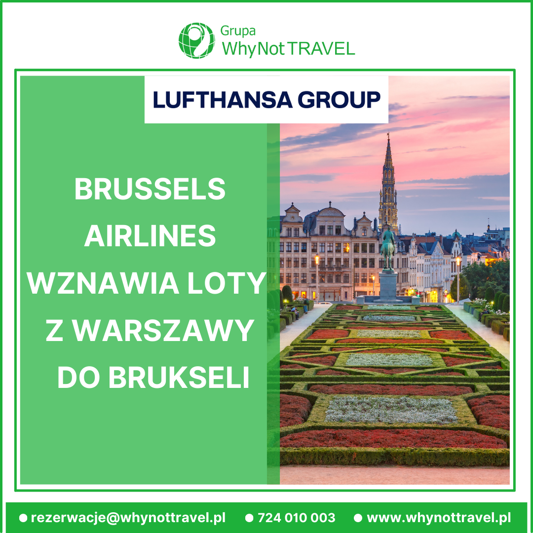 Brussels Airlines wznawia loty z Warszawy do Brukseli