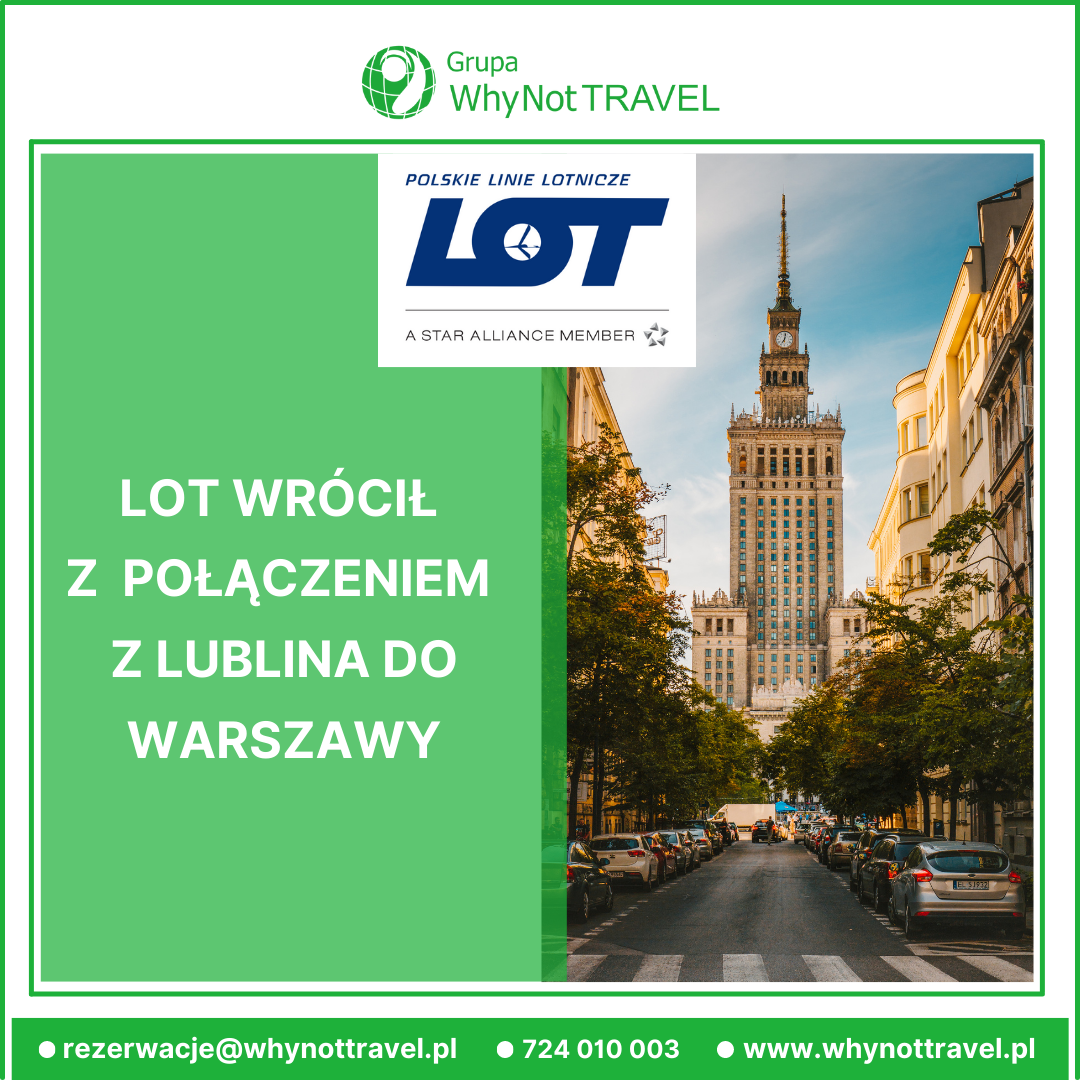 LOT wrócił z połączeniem z Lublina do Warszawy