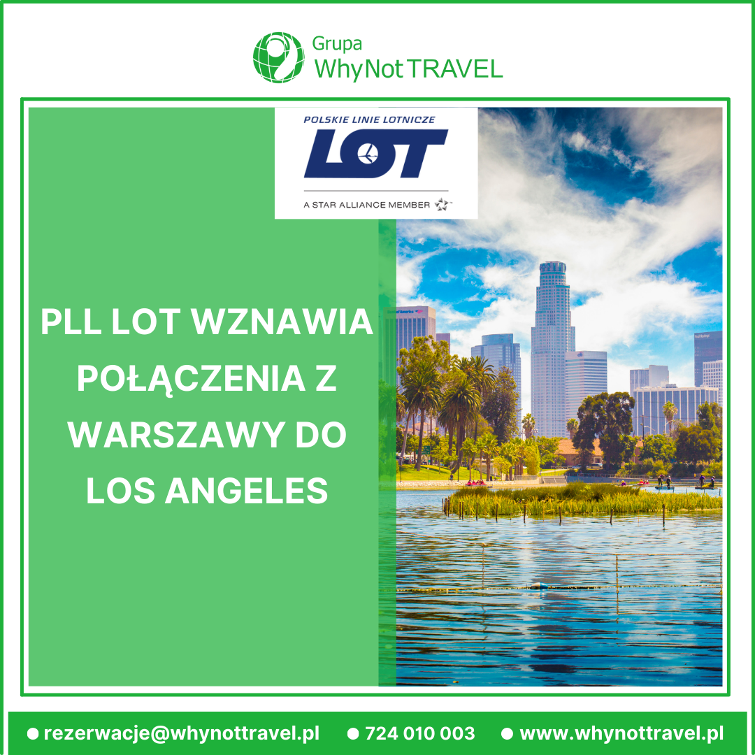 PLL LOT wznawia połączenie z Warszawy do Los Angeles