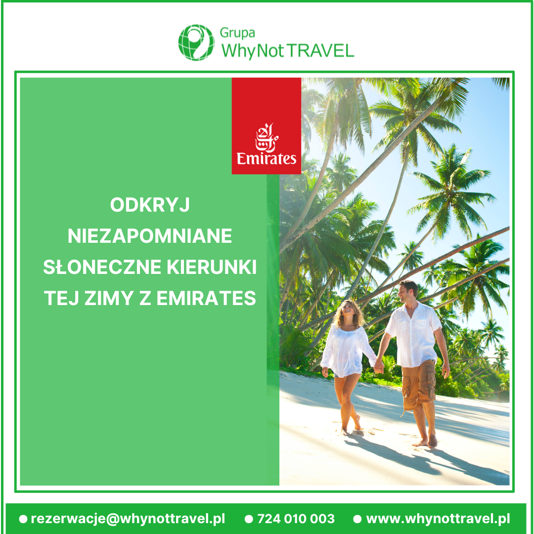 słoneczne kierunki tej zimy z Emirates