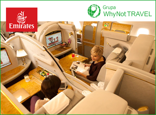 Emirates: Taryfy dla dwojga w klasach biznes i pierwszej już od 7314 zł* (zdjęcie 1)