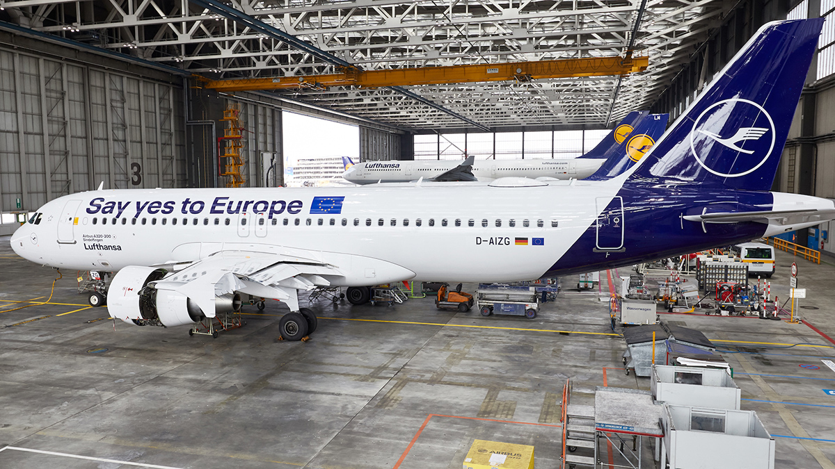 Lufthansa promuje wybory do Parlamentu Europejskiego