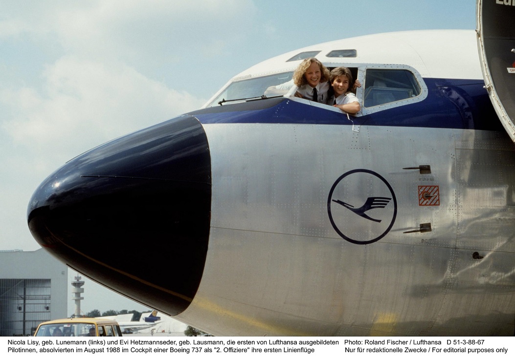 Kobiety za sterami samolotów Lufthansy latają już od 30 lat