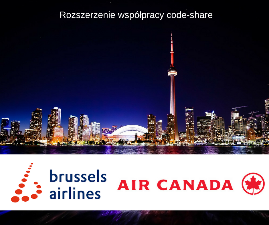Brussels Airlines rozszerzają współpracę z Air Canada