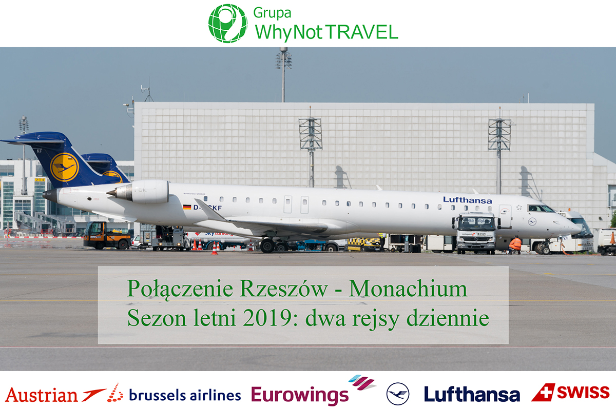 Więcej rejsów Lufthansy z Rzeszowa do Monachium