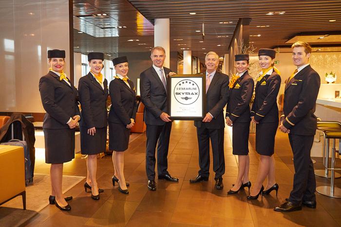 Lufthansa z pięcioma gwiazdkami od Skytrax